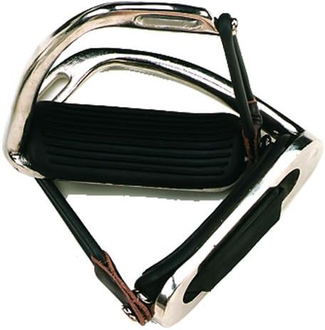 Down Under Saddle Supply Exmoor English Chrome Peacock Safety Stirrups