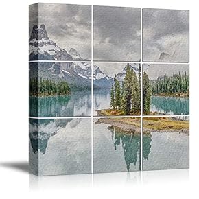 Calm Lake Home Artwork for Living Room Bedroom