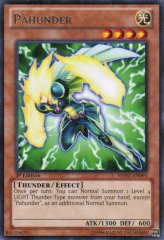 Yu-Gi-Oh! - Pahunder (REDU-EN095) - Return of the Duelist - 1st Edition - Rare