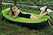 Inflatable Lounger Chair with portable carry bag for various uses (Green sofa N)