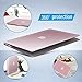 IBENZER Compatible with MacBook Air 11 Inch Case Model A1370 A1465, Soft Touch Plastic Hard Shell Case Bundle with Keyboard Cover for Mac Air 11, Rose Gold, A11MPK+1A