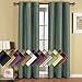 Royal Hotel Bedding Soho 100% Blackout Window Curtains Panels, Top Grommet Faux Silk Panels, Solid Curtains Set of 2, Pair, 84 Inches Long, Gray