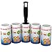 SuperiorMaker Lint Roller, Extra Sticky Pet Hair and Lint Remover for Clothes, 90 Sheets/Roller, 5 Count, 450 Sheets Total