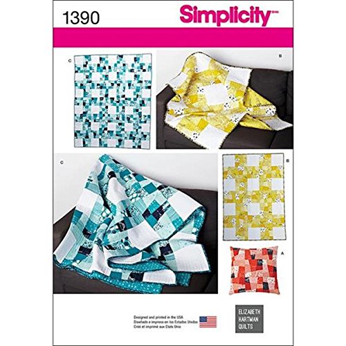 Simplicity Creative Patterns 1390 Wonky Nine Quilt Set