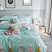 OROA Children Cartoon Rabbit Twin Duvet Cover Set Cotton 100 3 Piece Ballerina Princess Twin Bedding Set for Kids Girls Baby Toddler Crib Child (Twin, Style 6)