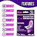 Disposable Toilet Seat Covers - 70 XL Portable and Flushable Toilet Seat Cover for Kids, Toddlers and Adults Use for Travel, Potty Training, Airplane, Public Bathroom, Road Trips and More. (70 Pack)