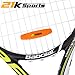21K Sports Tennis Vibration Dampener- Set of 3-Tennis Shock Absorber for Strings- Best for Tennis Racket, Premium Durable & Long-Lasting- Great for Tennis Players (Green) (Orange)
