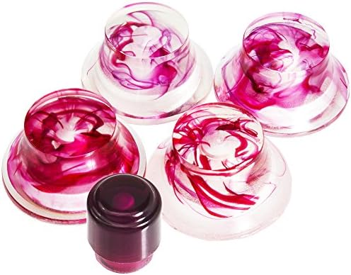 Haramis Musical Hardware Bell Knob &amp; Switch Tip Set for Gibson Les Paul, SG, Etc, Clear Red Swirl