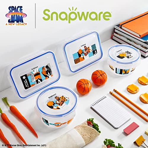 Snapware 8-Pc Plastic Food Storage Container Set, 3-Cup Meal Prep  Containers with Lid, BPA-Free with