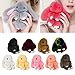 CHUANGLI Keychain Fluffy Faux Fur Keychain Handbag Pom Pom Keyring Pendant for Women Girls