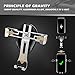 Car Phone Holder, MeanLove Universal Phone Gravity Car Vent Mount for iPhone 8/ 8 Plus/ 7, Galaxy S8/ S7, HTC, Huawei, LG and More Smart Phones (Black)