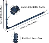 Kelivi Double Dog Lead Coupler 360° Swivel No Tangle Reflective 24in Blue view 4