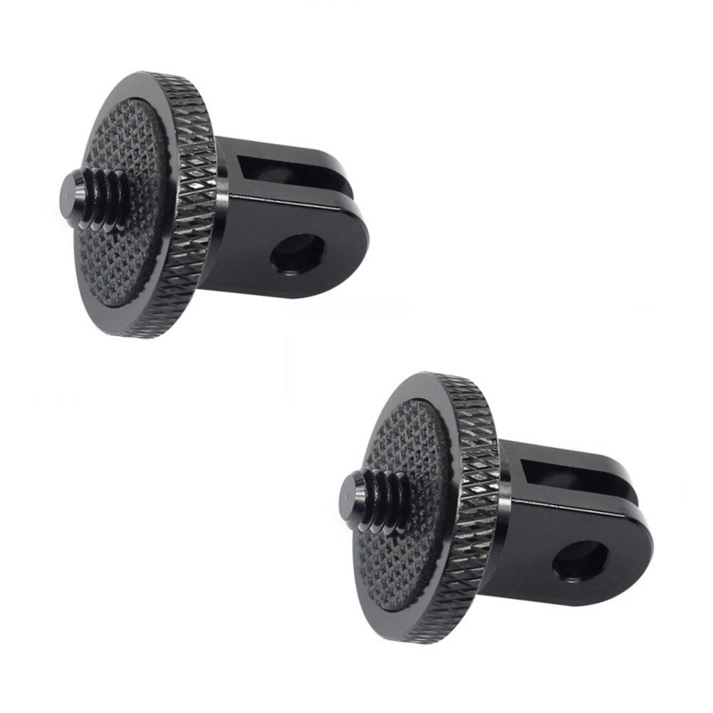 Vcufflinks Aluminum 1/4 inch 20 Camera Mount,2 Pcs Tripod Adapter for GoPro Hero, Sony, Xiaomi and Other Action Cameras