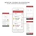 Digital Bluetooth Meat Thermometer for iPhone - 6 Long Probes, Smart Instant Read, Phone App Wifi Remote, Battery Powered, Easy for Cooking Food, BBQ Grilling, Wireless Leave in Oven Safe and Smoker