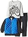 Calvin Klein Boys' Blue Jacket, Long Sleeve Tee and Pant Set