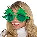 Giant Christmas Plastic Tree Eyelasses | Party Favor