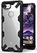 Ringke Fusion-X Designed for Google Pixel 3 XL Case Easy Unlock Squeeze Compatible Transparent Hard PC Back TPU Bumper Solid Protection Cover for Google Pixel 3 XL - Black