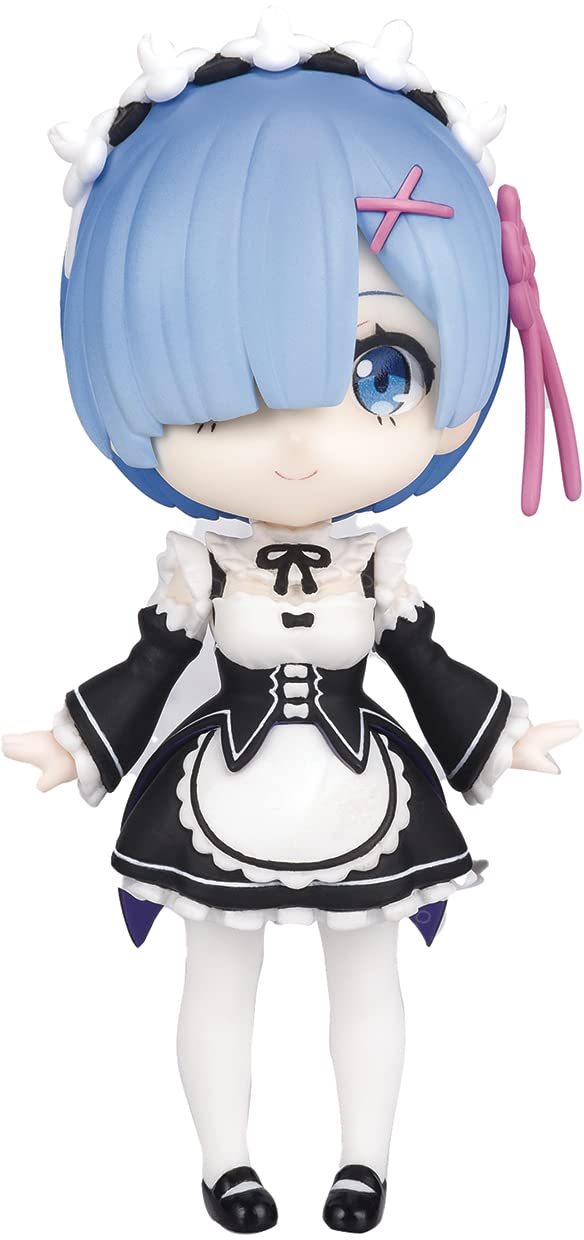 Bandai Tamashii Nations BAS61260 RE:ZERO - Mini Rem - Figurine Figuarts,Black,9cm