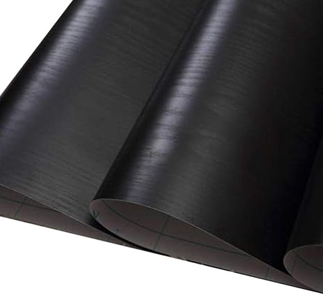 Black Wood Grain Contact Paper Vinyl Self Adhesive Shelf Liner