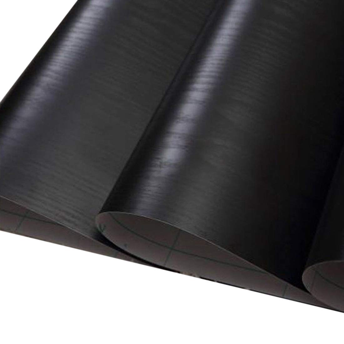 Black Wood Grain Contact Paper Vinyl Self Adhesive Shelf Liner