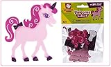 Glitter Unicorns Foam Craft Kit (Pack of 2 - Makes 12 Unicorns) Perfect For Kid's Art & Craft, Party Favors, Goody Bag Fillers, Kid's Gift