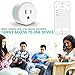 WiFi Smart Plug Mini, YTE Wireless Smart Outlet Compatible With Alexa Echo, Google Home, IFTTT for Voice Control, Remote Control your Devices with Timing Function from Anywhere, No Hub Required