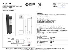 EMCOD LED Driver 40W Magnetic Dimmable Transformer