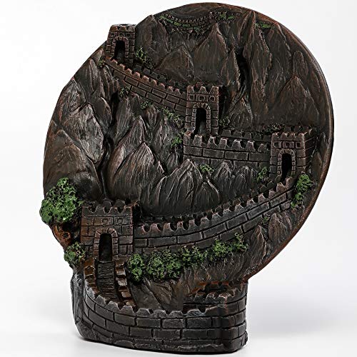 Zayton Incense Burner Waterfall Backflow Incense Burner The Great Wall Incense Holder for Home Decoration Meditation Relaxtion