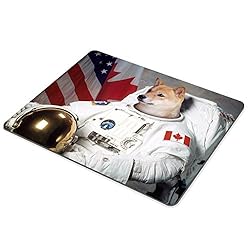 Comptuer Mouse pad, Funny Doge Astronaut Work Mouse