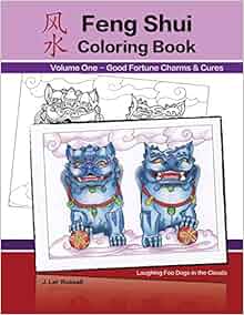 Amazon Com Feng Shui Coloring Book Good Fortune Charms
