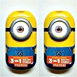 Minions 3-in-1 Body Wash Shampoo Conditioner 14 Ounce (2 Pack)