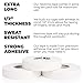 Nextrino Athletic Finger Tape - 3 Rolls, Latex-Free, Sweat-Resistant for Sports - White