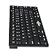 BATTOP Wireless Bluetooth Keyboard For iPad Air / ipad Mini / iPhone iOS System Devices (IOS Style Keyboard) (Black)