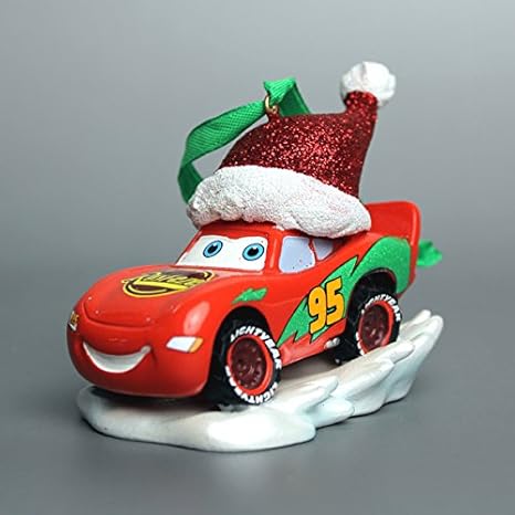 Amazon ディズニーピクサー カーズ ライトニングマックィーン クリスマスver Usaディズニー限定 コレクタブル クリスマスオーナメント コレクション アメリカ限定 日本未発売 Us限定 並行輸入品 人形 動物 おもちゃ