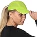 TrailHeads Women's Race Day Performance Running Cap, Lightweight & Quick Drying Mesh Sports Hat with Reflective Trim, Adjustable Fit - Cool Green