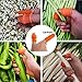 Ajaa Garden Silicone Thumb Knife Finger Knife Harvesting Plant Fruit Vegetable Knife Gardening Gifts Trim Multi Purpose Tools, Set of 2thumb 1
