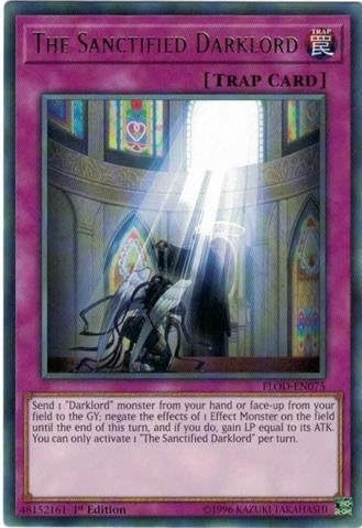 The Sanctified Darklord Floden075 Rare 1St Edition Flames Of Destruction