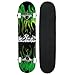 Krown Rookie Complete Skateboard,Green Flame