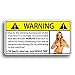 215 Decals, Graphics, Skins & Stickers Sexy HOT Girl Warning Sticker Attention Remove Bra Female Funny Caution Decal
