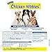 PCI Pet Center Inc. Chicken Nibbles Raw Dehydrated Chicken Breast Dog Treats, 1 Pound Container,16 oz,CHK-101