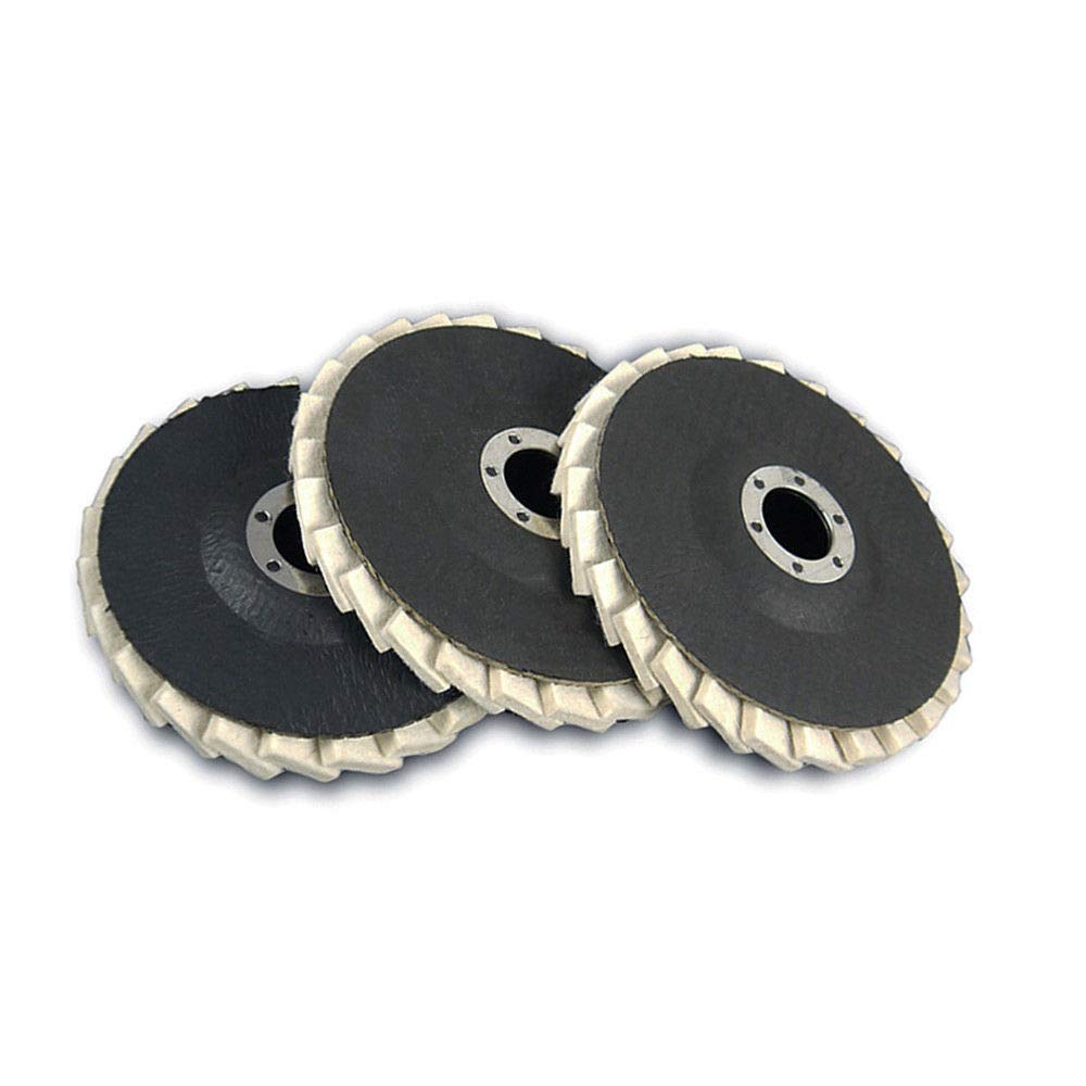 Polishing Discs 125mm, Grinder Discs Grinding Wheels, Felt, Serrated Washer(2 PCS)