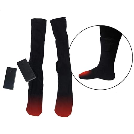 Samber Beheizbare Socken, Beheizte Socken Thermische Socken Winter Fußwärmer Heizsocken für Winter Outdoor Jagd, Angeln, Wand