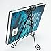HUJI Sturdy Iron Display Stand Holder for Home Kitchen Decoration Platters, Pictures, Frames and Books. (1, 12