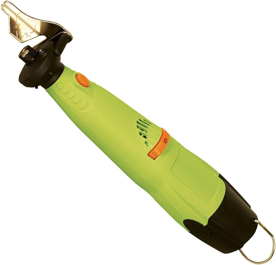 Timber TuffTools Handheld Rechargeable Chainsaw Sharpener, 9.6V, 10 Speeds, 3 Grinding Stones