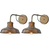 7 PANDAS Wall Light Fixture Outdoor, Exterior Waterproof Wall Lantern Light Fixtures, Antique Style Solid Copper Exterior Sco