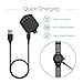 TUSITA Charger for Garmin Approach S2 S4 (3.3ft/100cm), Replacement USB Charge Charging Cable Cord Wire Clip Dock Data Sync