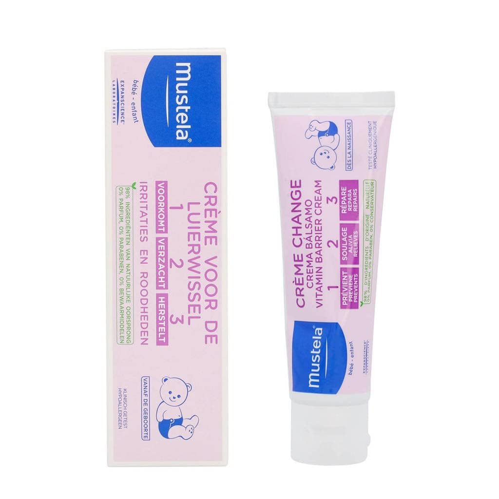 Mustela SC CREME CHANGE 1-2-3 100 ML /CREME VOOR DE LUIERWISSEL 1-2-3 100 ML