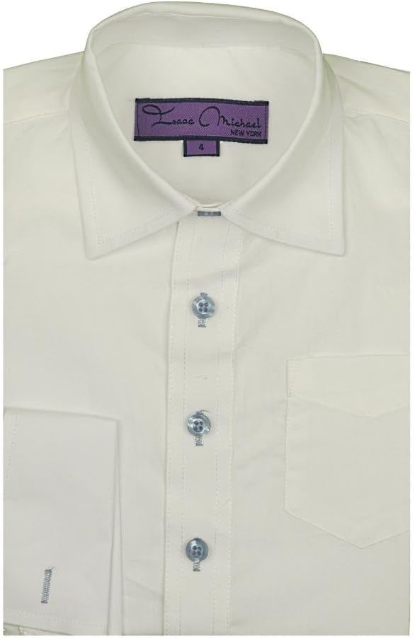 Isaac Michael Boys 1-20 French Cuff Cotton Dress Shirt