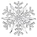 EVER FAITH Silver-Tone Austrian Crystal Winter Art Deco Snowflake Flower Brooch Pin