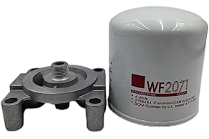 BANGTE WF2071 Coolant Filter Spin-On with Filter Base Compatible with Freightliner International Peterbilt model Cummins ISL ISC ISB ISX Caterpillar C16 C15 C13 C12 Engine